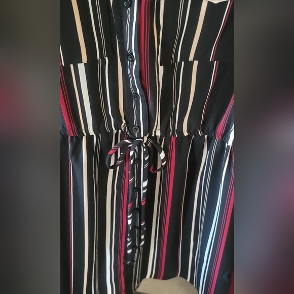 Multi Color Stripe Dress - Picture 7 of 9